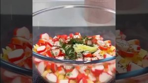 Сказочный салат "Красное море"🦀