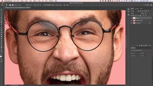 How to REMOVE reflections from glasses in PHOTOSHOP | NOT what you expect.