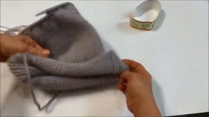 Вяжу шапку из пуха норки