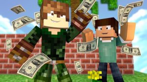 Майнкрафт анимация  как стать богатым и успешным #майнкраф #Minecraft  #мультики