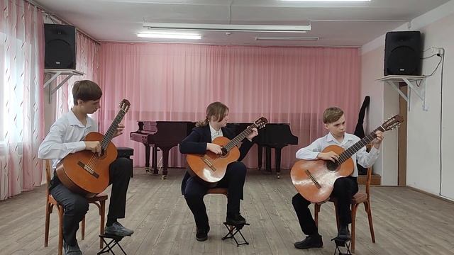 Креольский вальс Трио гитаристов смотреть онлайн