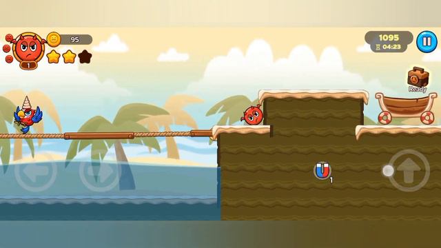 Level 21* (2.Treasure island🏝️) Ball V-Red Boss Challenge #gametutorials