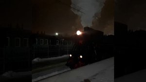 Паровоз Л 2057 выполняет маневровые работы на Рижском вокзале города Москва.