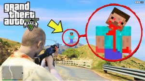 Я Нашел СТИВ МАЙНКРАФТ в ГТА 5 / GTA 5 Minecraft Steve