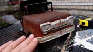 Детские игрушечные машинки! Обзор, грузовик-самосвал Волгарь!