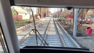 Обкатка нового вагона по по маршруту №2