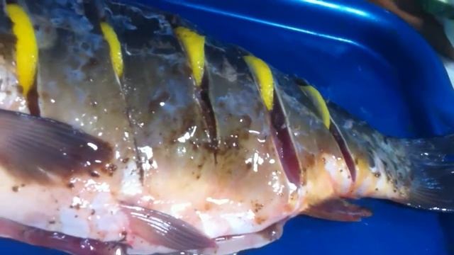 Зеркальный Карп на Овощной Подушке Рецепт смотреть онлайн