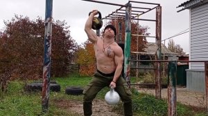 Супер быстрый комплекс с гирями на все группы мышц