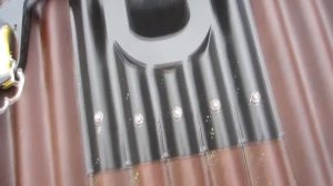 Чистка ондулина от лишайника (грибка)