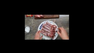 Шашлык из бараньей корейки