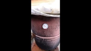 Копчение курицы в бочке