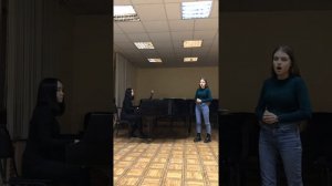 Концертмейстер - Степанова Елена, вокалист - Илюшева Екатерина «Увы, зачем она блистает» Алябьев