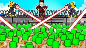ЭВОЛЮЦИЯ ВЫЖИВАНИЯ ОТ ЗОМБИ СТРОЯТ ВОЕННУЮ БАЗУ В Zombie Battle Tycoon РОБЛОКС !