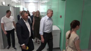 Инспекция строительства поликлиники в Ромашкове