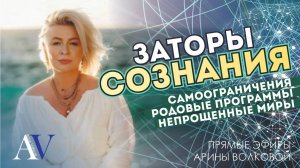 ЗАТОРЫ СОЗНАНИЯ| родовые программы, самоограничения, непрощенные миры