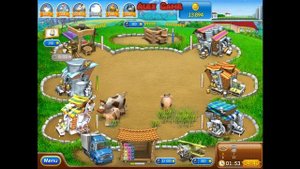 Farm Frenzy Pizza Party only GOLD Chinese Street 2 (level 78) Веселая ферма Печем пиццу Китайская 2