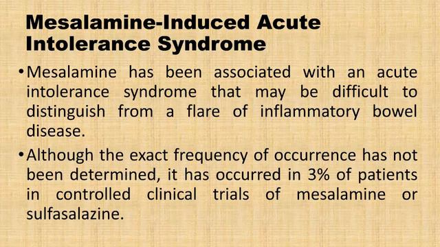 MESALAMINE Extended Release Capsules | Warning and precaution смотреть онлайн