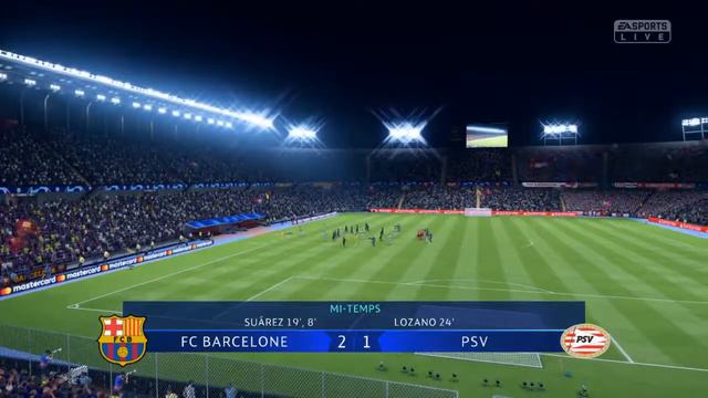 FIFA 19 MOD UEFA CHAMPIONS LEAGUE / FC BARCELONE - PSV смотреть онлайн