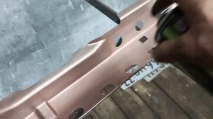 Обработка Железа перед Сваркой....