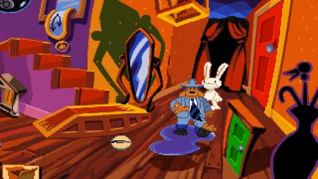 Sam & Max: Hit the Road (PC/DOS) "Longplay" 1993, LucasArts (CD Version) смотреть онлайн