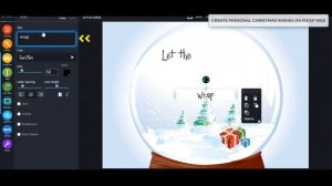 piZap's Quick Photo Editing Tutorial:Create Personal Christmas Wishes on piZap Web