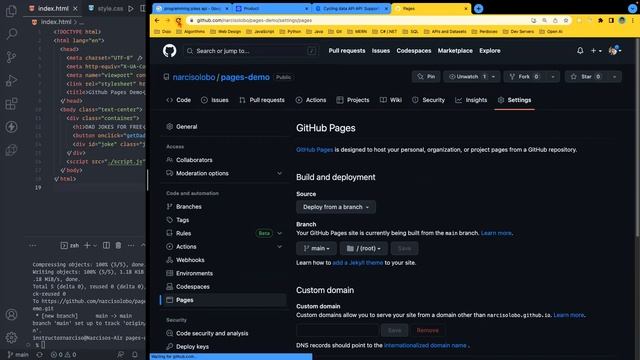 Narciso's Tutorial On How To Use GitHub Pages смотреть онлайн