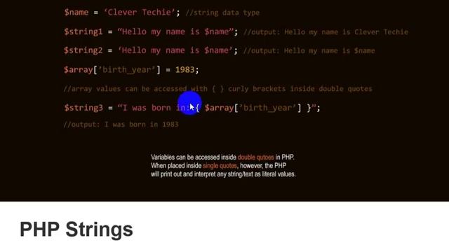PHP A-Z Class 5 Part(1) Detecting Value Types смотреть онлайн