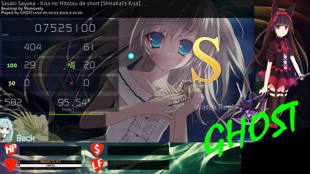 GHOST1450 | Sasaki Sayka - Kiss no Hitotsu смотреть онлайн