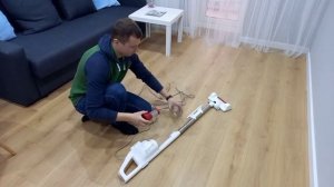 Распаковка - Вертикальный пылесос Evolution Deerma DX600S