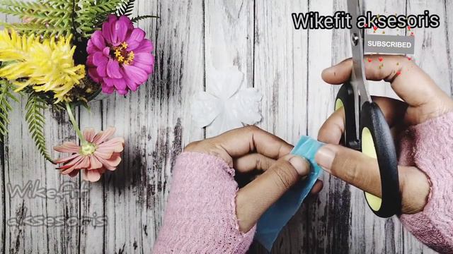 CARA MEMBUAT BUNGA DARI KRESEK TANPA DI SETRIKA @wikefitaksesoris смотреть онлайн