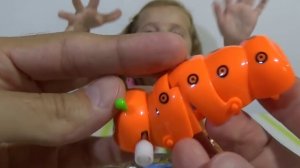 Заводные животные в яйцах сюрприз игрушки распаковка animals toys plastic surpri