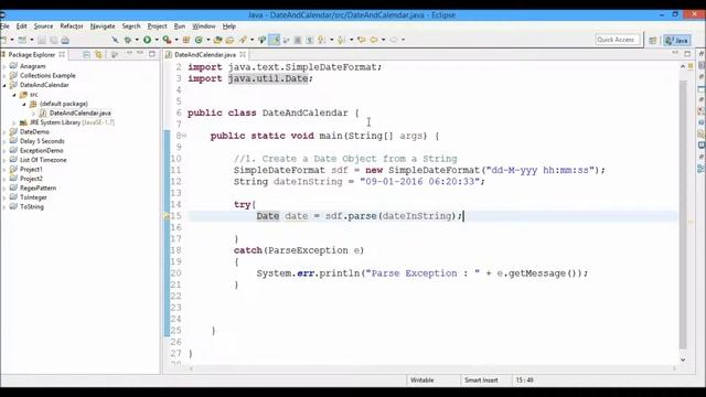 Java - Date to Calendar and Calendar to Date Conversion | Team MAST смотреть онлайн