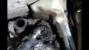 Mercedes w221, оторвало кардан переднего моста, последсвия.