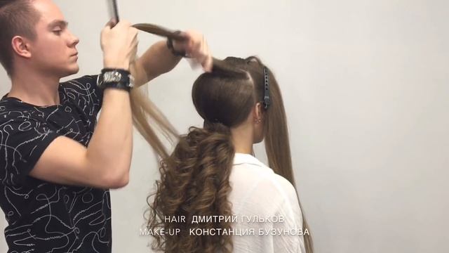 Школа ШТЭРН | обучение | вечерняя прическа на длинные волосы смотреть онлайн