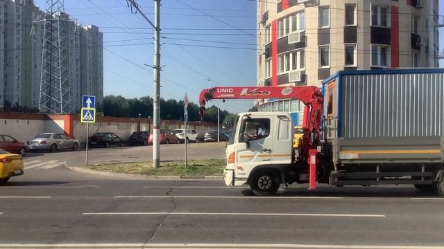Поездка на троллейбусе 202 от Метро Планерная до Улицы Дружбы. смотреть онлайн