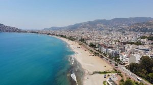 Аланья с высоты птичьего полёта. Съемка с дрона в Турции