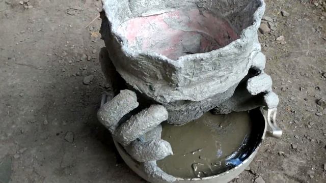 Цемент, песок и старые тряпки - DIY craft cement! смотреть онлайн