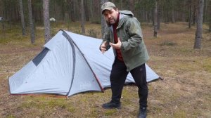Quechua Quickhiker Ultralight 3 сверхлегкая трехместная палатка от Декатлона