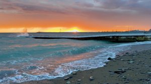 Сказочный закат. Приморская набережная. Галерея "Гранд Марина". Ужин в "Чайхоне 1". Сочи. 03.04.2024