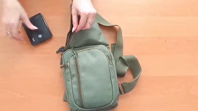 1458 Сумка кобура синтетическая плечевая C вертикальным расположением пистолета