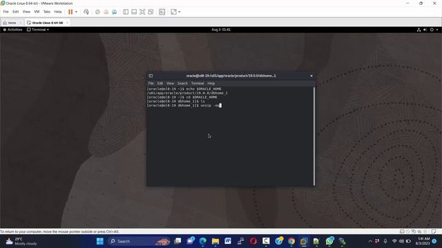 How to install oracle database 19c on  Oracle Linux