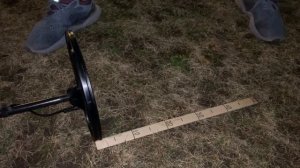 Тест глубины обнаружения  Рутус Альтер 71 Rutus Alter на улице. Часть 1.