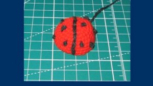 Брелок "божья коровка". Вязание крючком. Фото-мастер-класс.