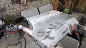 Ремонт кузова Ауди 100 С4. Двери под грунт ( подробно ). Часть 15.