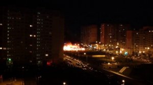 Пожар в Краснодаре на Восточно - Кругликовской