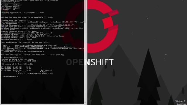 Getting Started with Git on Windows for Openshift смотреть онлайн