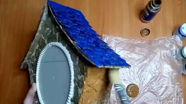 DIY Новогодние часы из картона смотреть онлайн