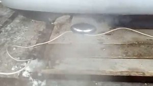 Белый дым из выхлопной трубы (ЗИМА)
