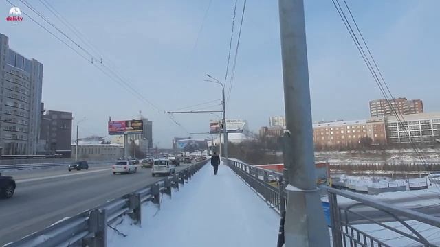 Октябрьская магистраль.Новосибирск.18.01.23.