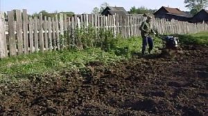 Мотоблок Каскад и активные роторы.AVI